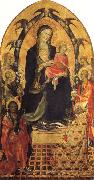 Gherardo Starnina Madonna and Child with SS.John the Baptist and Nicholas and Four Angels oil painting picture wholesale